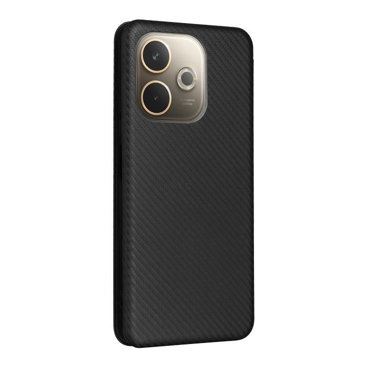 For OPPO A5 Pro 5G Global Carbon Fiber Texture Flip Leather Phone Case