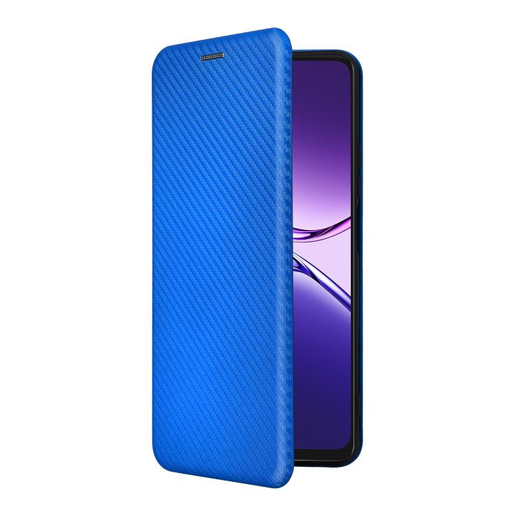 For OPPO A5 Pro 5G Global Carbon Fiber Texture Flip Leather Phone Case