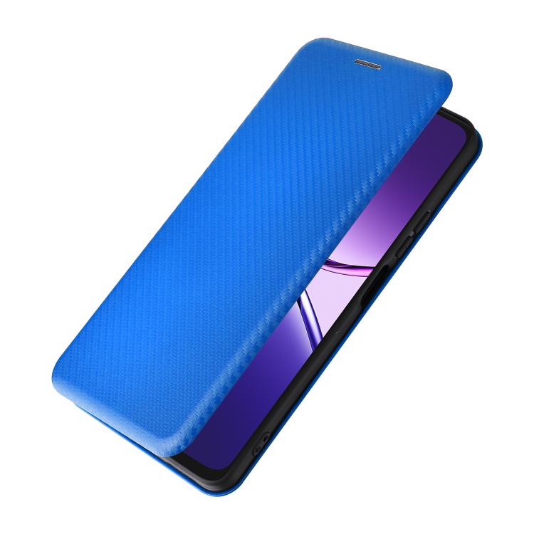 For OPPO A5 Pro 5G Global Carbon Fiber Texture Flip Leather Phone Case