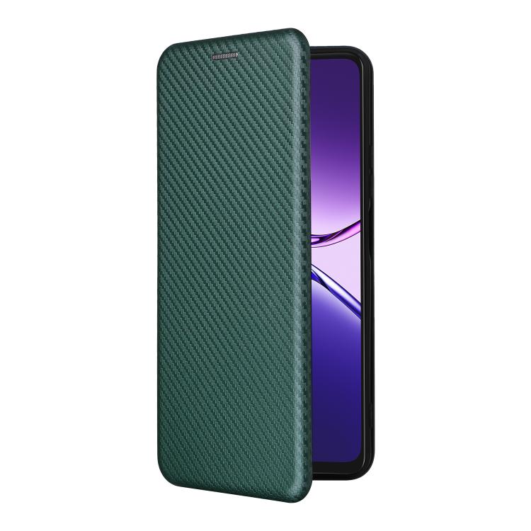 For OPPO A5 Pro 5G Global Carbon Fiber Texture Flip Leather Phone Case