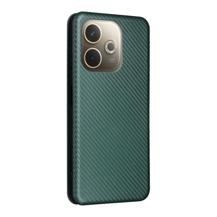 For OPPO A5 Pro 5G Global Carbon Fiber Texture Flip Leather Phone Case
