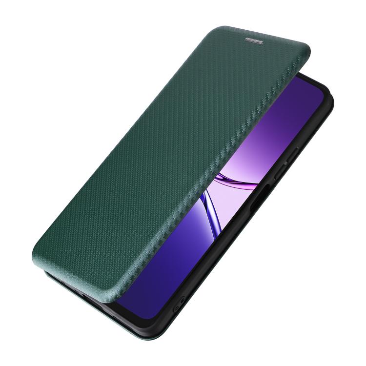 For OPPO A5 Pro 5G Global Carbon Fiber Texture Flip Leather Phone Case