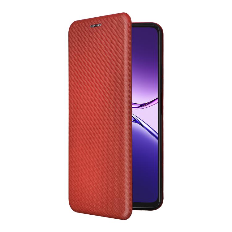 For OPPO A5 Pro 5G Global Carbon Fiber Texture Flip Leather Phone Case
