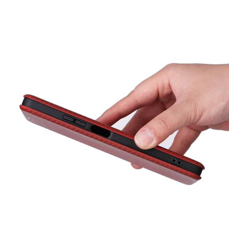 For OPPO A5 Pro 5G Global Carbon Fiber Texture Flip Leather Phone Case