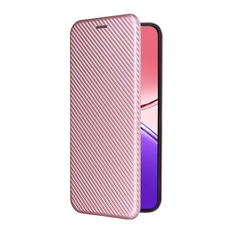 For OPPO F29 5G Carbon Fiber Texture Flip Leather Phone Case