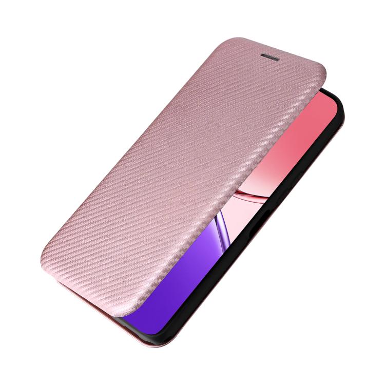 For OPPO F29 5G Carbon Fiber Texture Flip Leather Phone Case