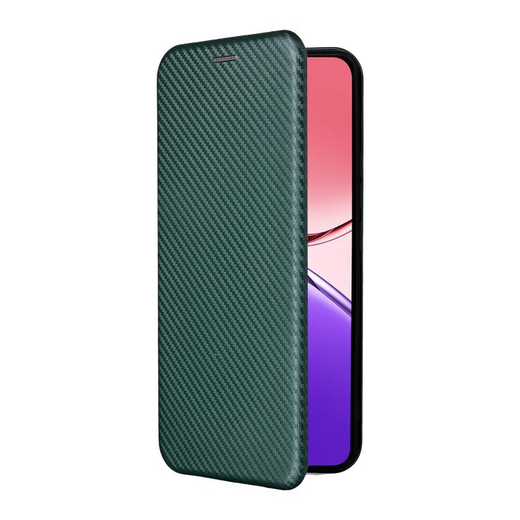 For OPPO F29 5G Carbon Fiber Texture Flip Leather Phone Case