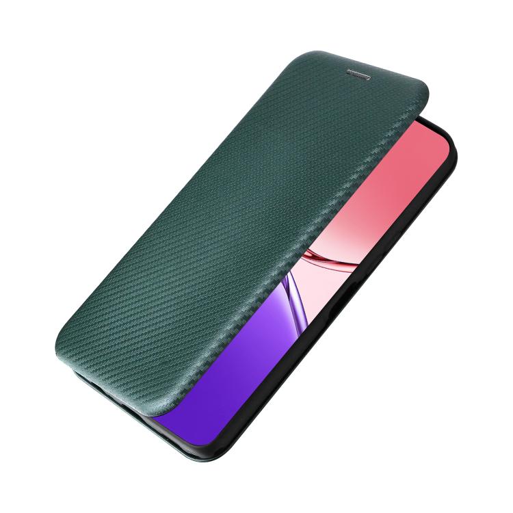 For OPPO F29 5G Carbon Fiber Texture Flip Leather Phone Case
