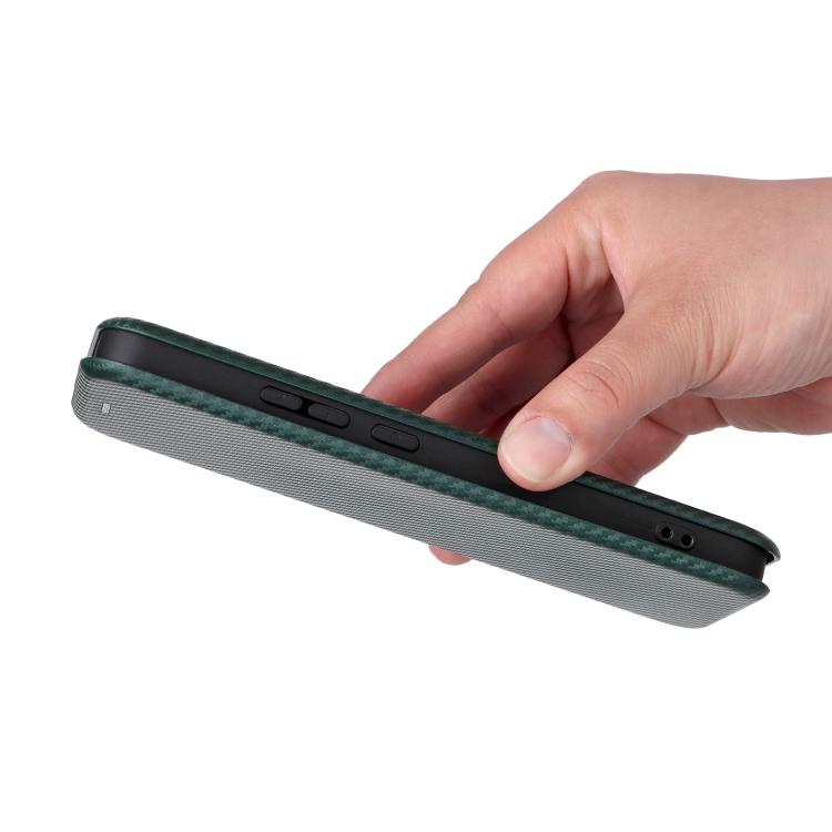 For OPPO F29 5G Carbon Fiber Texture Flip Leather Phone Case