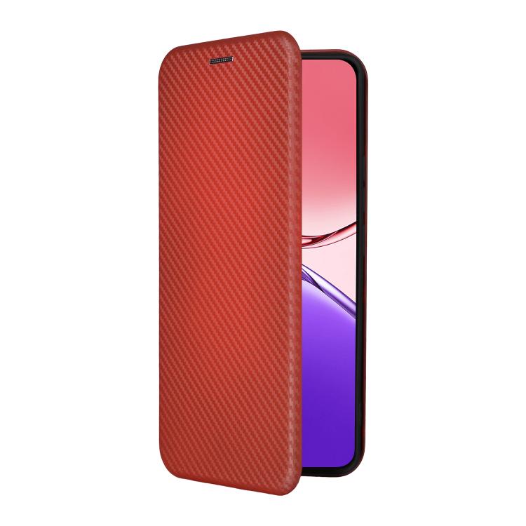 For OPPO F29 5G Carbon Fiber Texture Flip Leather Phone Case