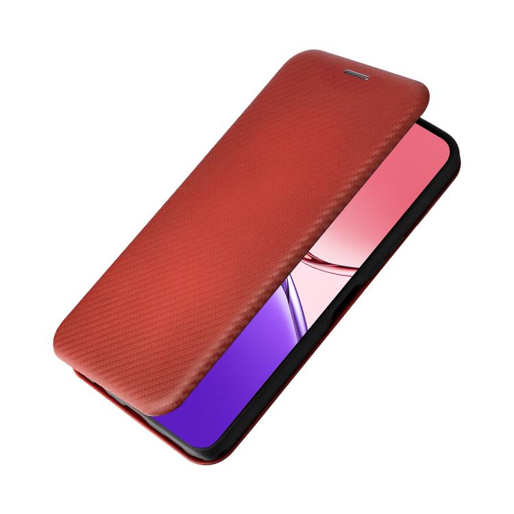 For OPPO F29 5G Carbon Fiber Texture Flip Leather Phone Case