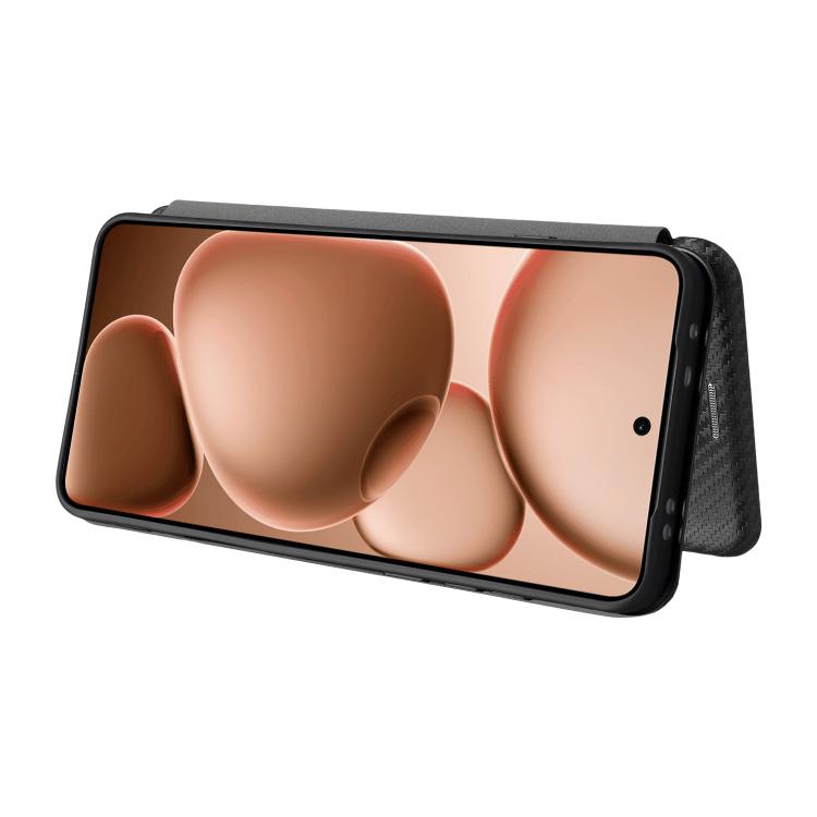 For OPPO Find X8 Ultra 5G Carbon Fiber Texture Flip Leather Phone Case