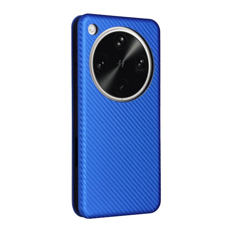 For OPPO Find X8 Ultra 5G Carbon Fiber Texture Flip Leather Phone Case