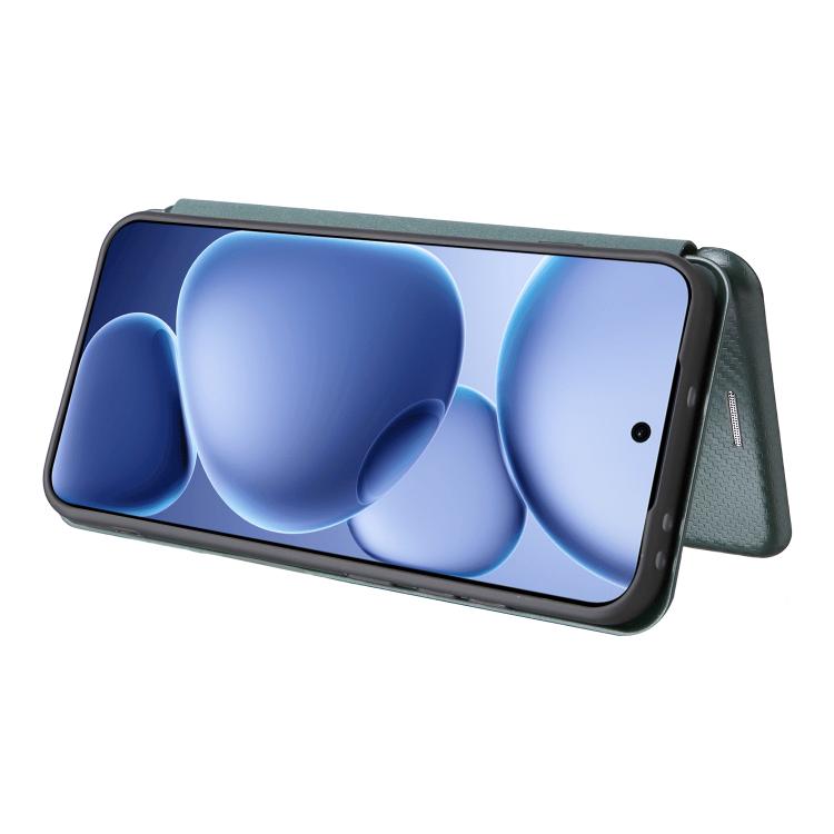 For OPPO Find X8s 5G Carbon Fiber Texture Flip Leather Phone Case