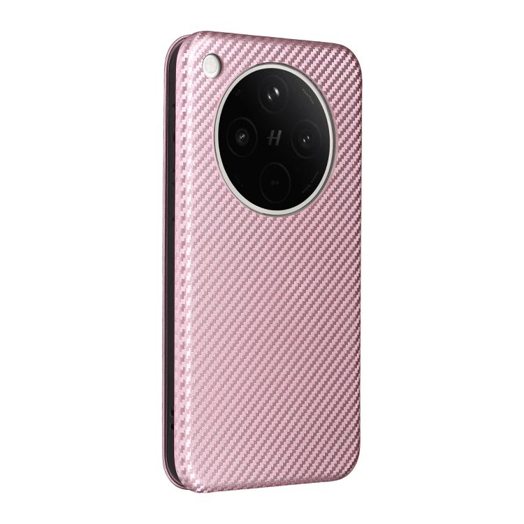 For OPPO Find X8s+ 5G Carbon Fiber Texture Flip Leather Phone Case