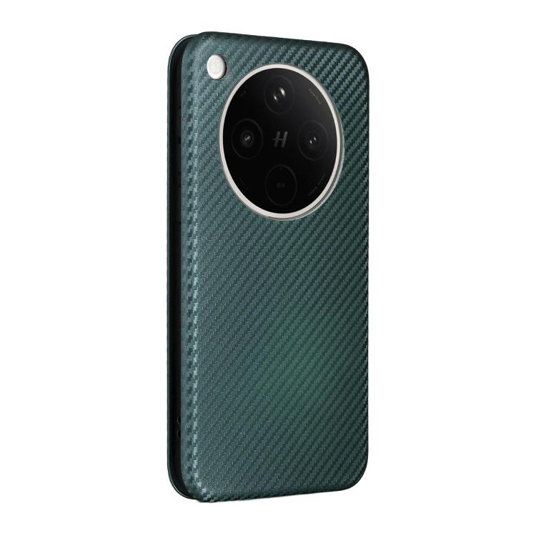 For OPPO Find X8s+ 5G Carbon Fiber Texture Flip Leather Phone Case