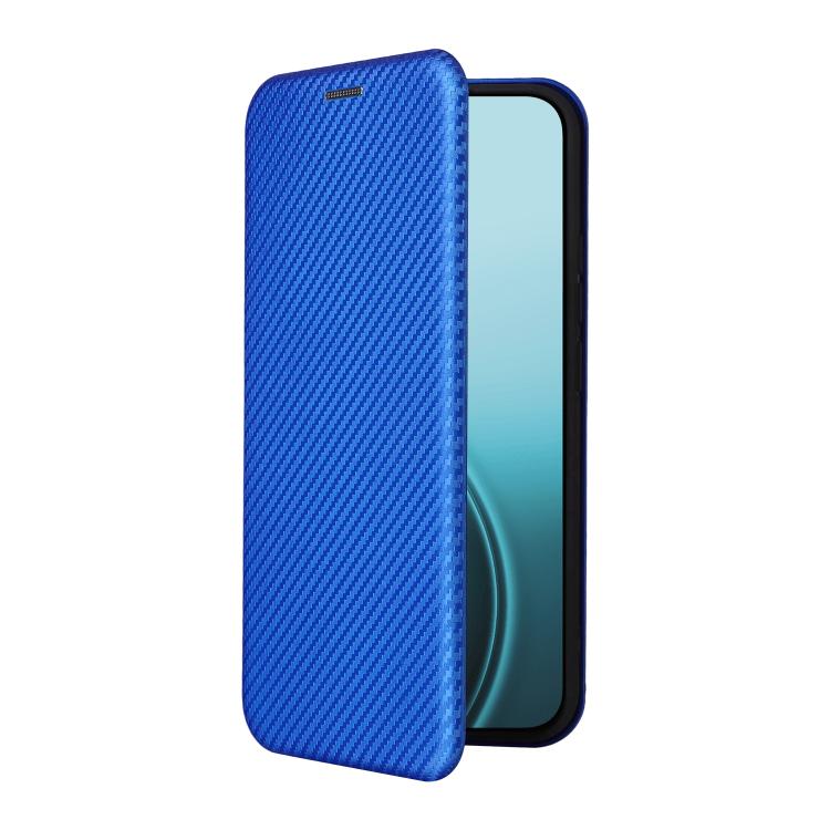 For OPPO Reno14 Global / Reno14 F Carbon Fiber Texture Flip Leather Phone Case