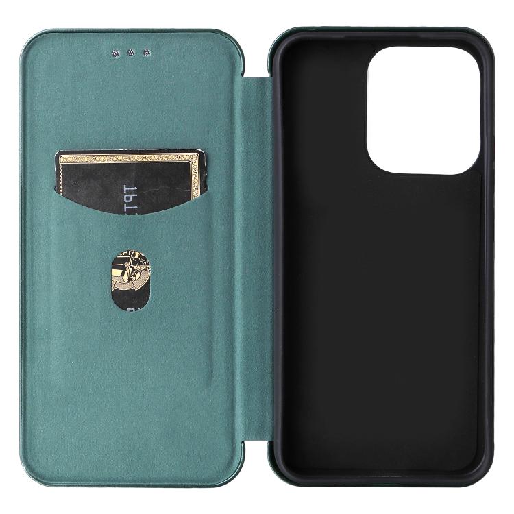 For OPPO Reno14 Global / Reno14 F Carbon Fiber Texture Flip Leather Phone Case