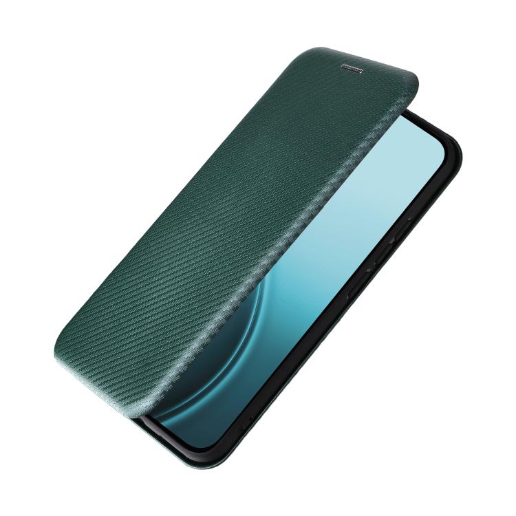 For OPPO Reno14 Global / Reno14 F Carbon Fiber Texture Flip Leather Phone Case
