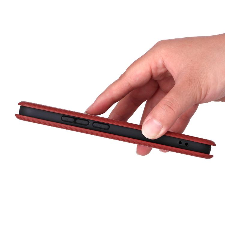 For OPPO Reno14 Global / Reno14 F Carbon Fiber Texture Flip Leather Phone Case