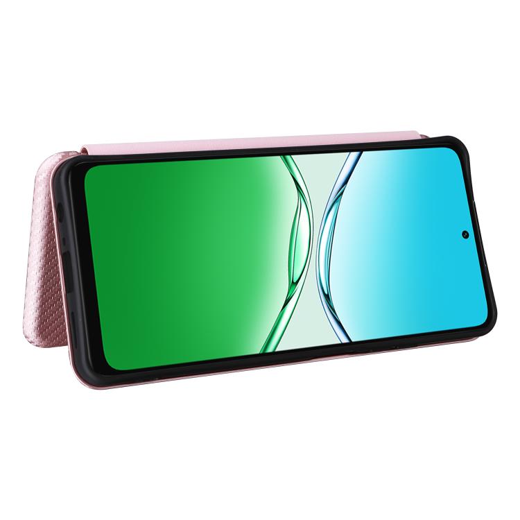 For OPPO A5 5G / 4G Global Carbon Fiber Texture Flip Leather Phone Case