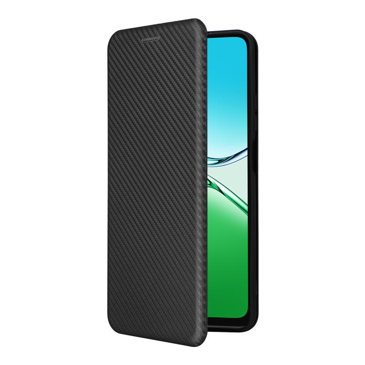 For OPPO A5 5G / 4G Global Carbon Fiber Texture Flip Leather Phone Case