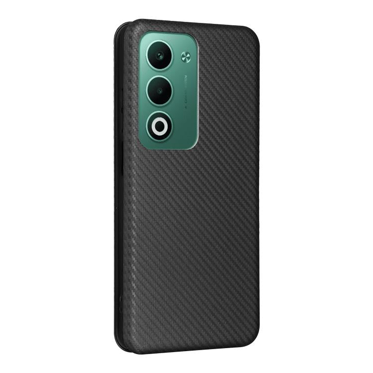 For OPPO A5 5G / 4G Global Carbon Fiber Texture Flip Leather Phone Case