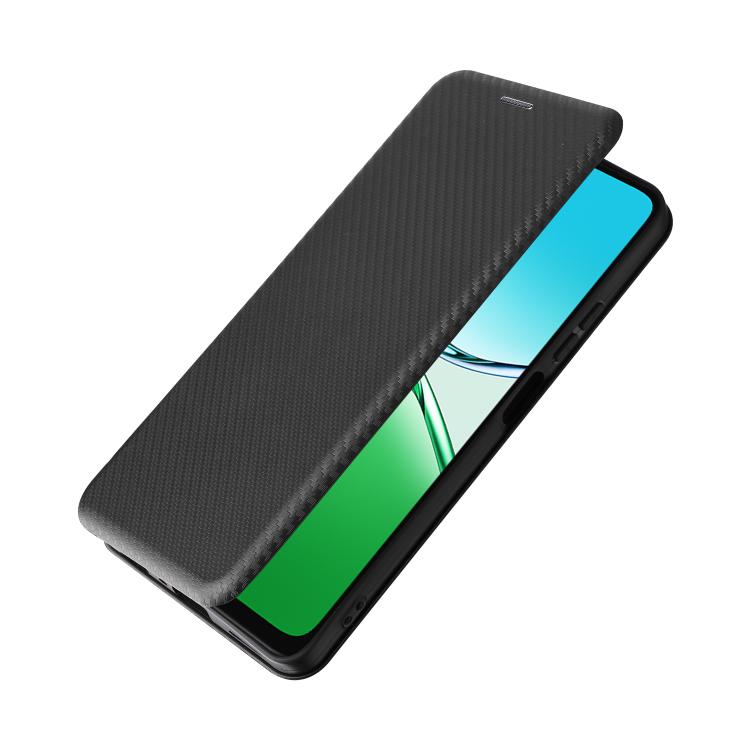 For OPPO A5 5G / 4G Global Carbon Fiber Texture Flip Leather Phone Case