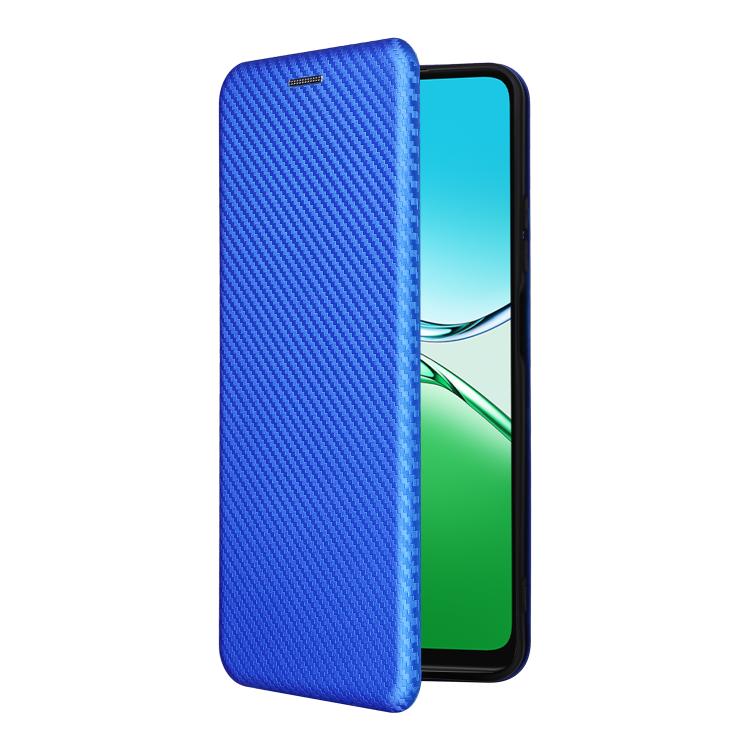 For OPPO A5 5G / 4G Global Carbon Fiber Texture Flip Leather Phone Case