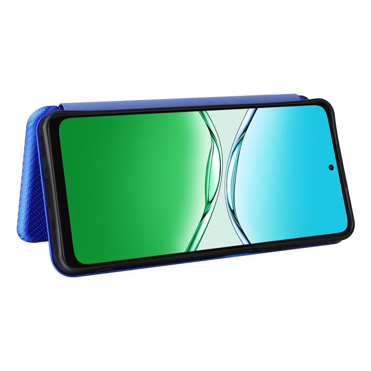 For OPPO A5 5G / 4G Global Carbon Fiber Texture Flip Leather Phone Case