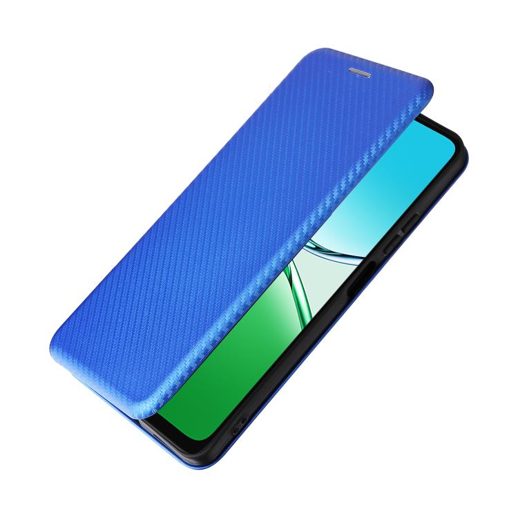 For OPPO A5 5G / 4G Global Carbon Fiber Texture Flip Leather Phone Case