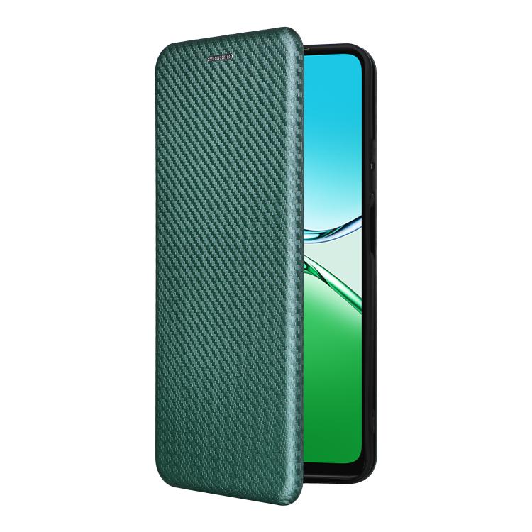 For OPPO A5 5G / 4G Global Carbon Fiber Texture Flip Leather Phone Case