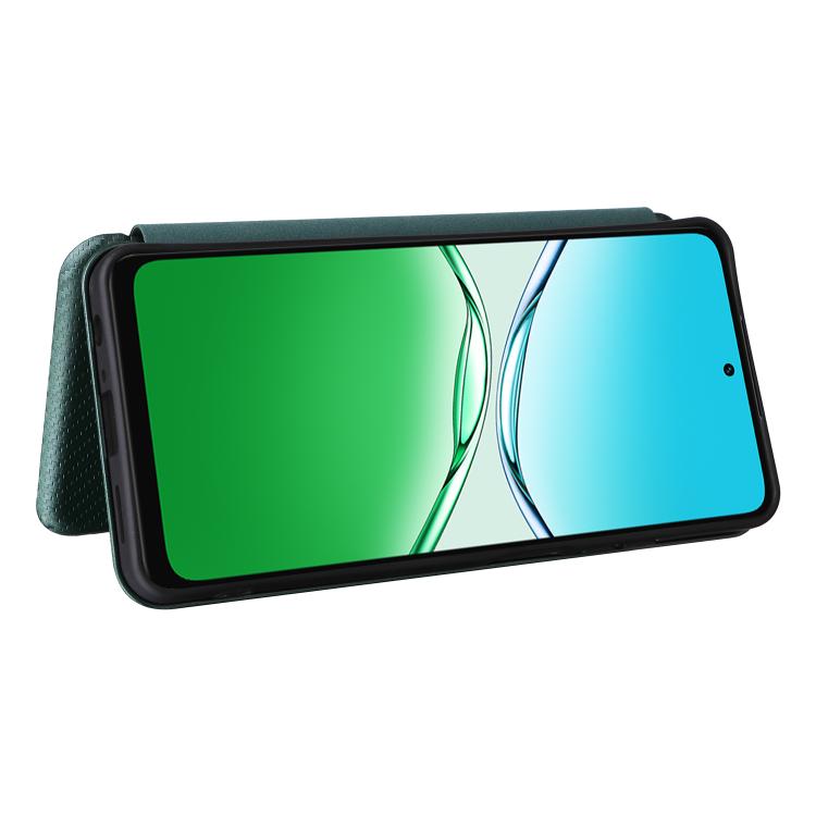 For OPPO A5 5G / 4G Global Carbon Fiber Texture Flip Leather Phone Case