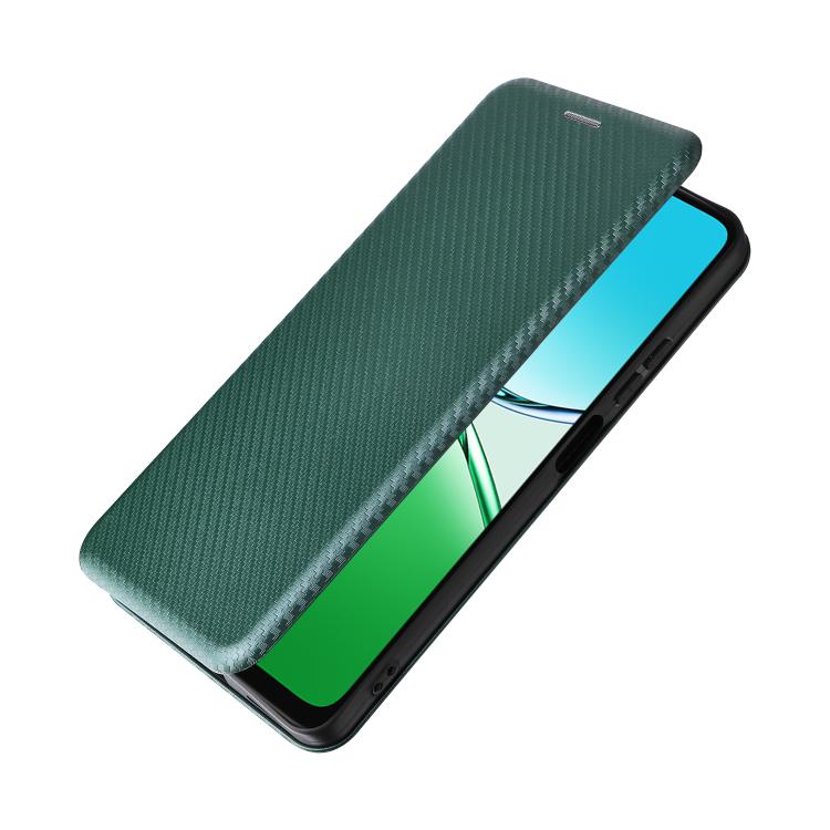 For OPPO A5 5G / 4G Global Carbon Fiber Texture Flip Leather Phone Case