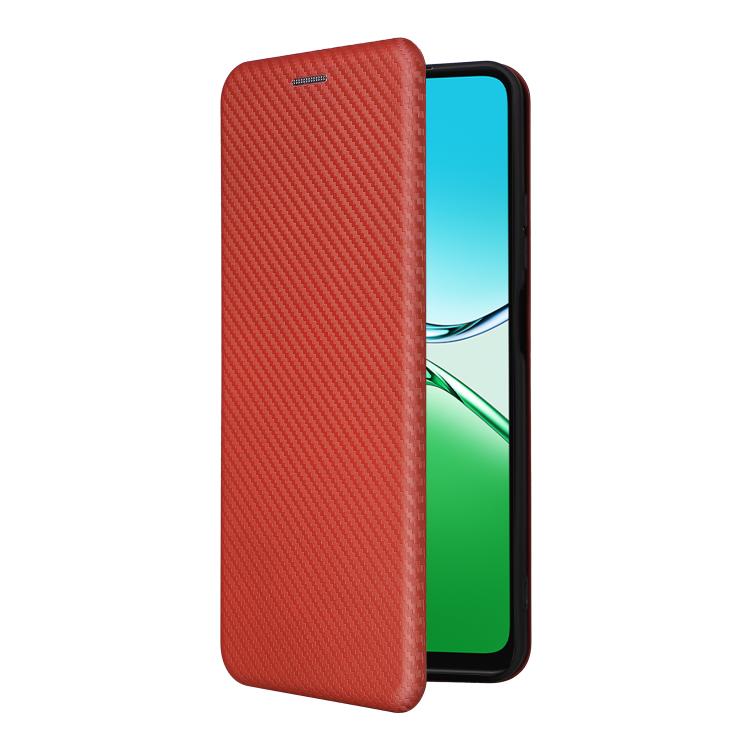 For OPPO A5 5G / 4G Global Carbon Fiber Texture Flip Leather Phone Case
