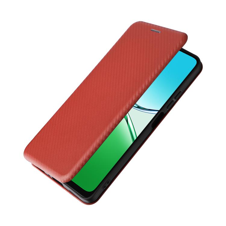 For OPPO A5 5G / 4G Global Carbon Fiber Texture Flip Leather Phone Case
