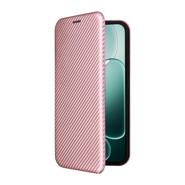 For OPPO A6 Pro 5G Global Carbon Fiber Texture Flip Leather Phone Case