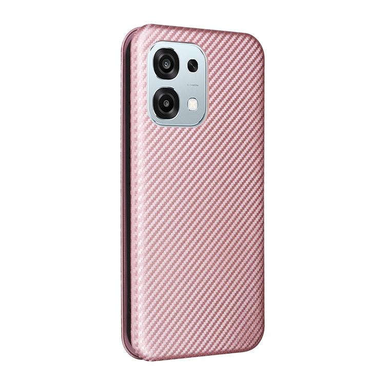 For OPPO A6 Pro 5G Global Carbon Fiber Texture Flip Leather Phone Case