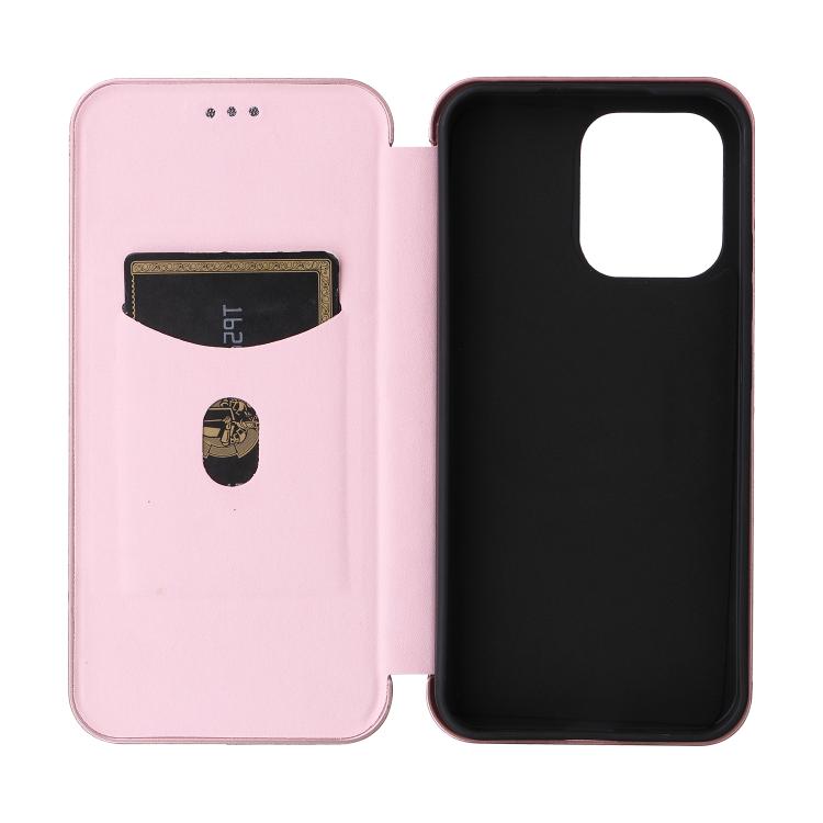 For OPPO A6 Pro 5G Global Carbon Fiber Texture Flip Leather Phone Case