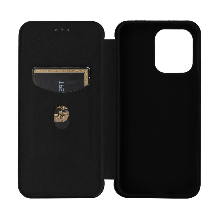 For OPPO A6 Pro 5G Global Carbon Fiber Texture Flip Leather Phone Case