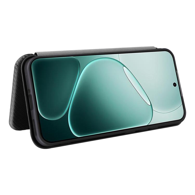 For OPPO A6 Pro 5G Global Carbon Fiber Texture Flip Leather Phone Case