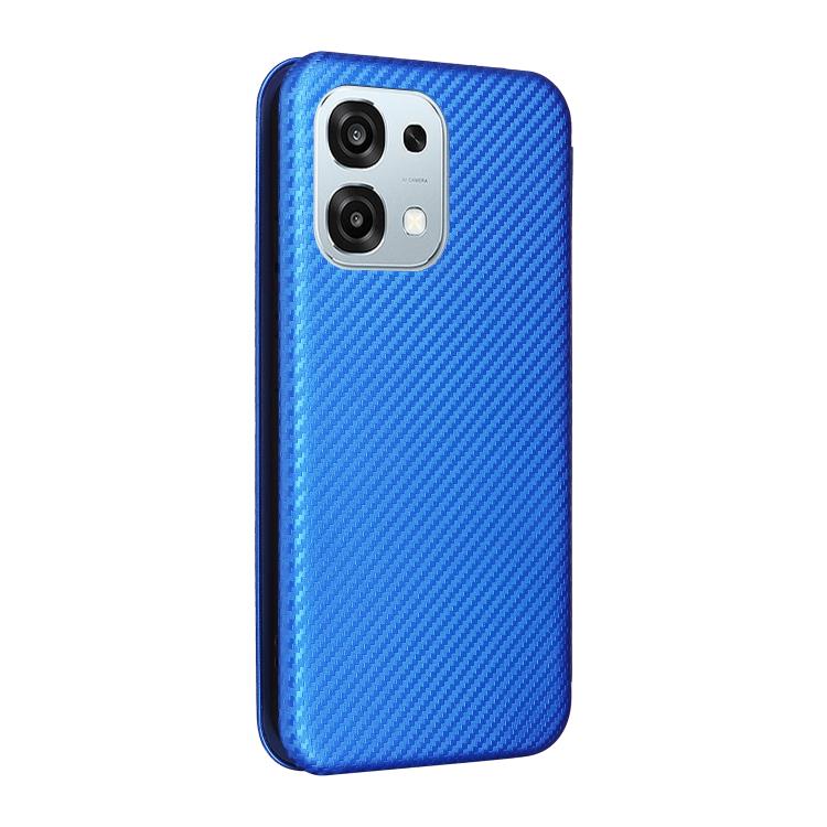 For OPPO A6 Pro 5G Global Carbon Fiber Texture Flip Leather Phone Case