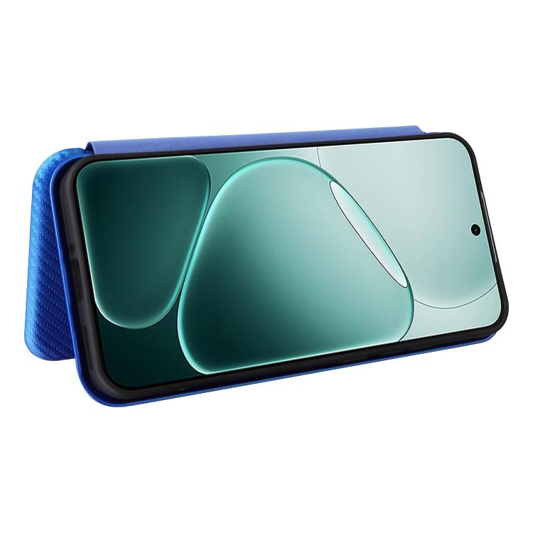 For OPPO A6 Pro 5G Global Carbon Fiber Texture Flip Leather Phone Case