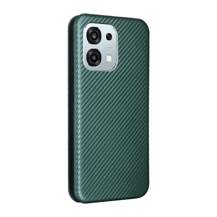 For OPPO A6 Pro 5G Global Carbon Fiber Texture Flip Leather Phone Case