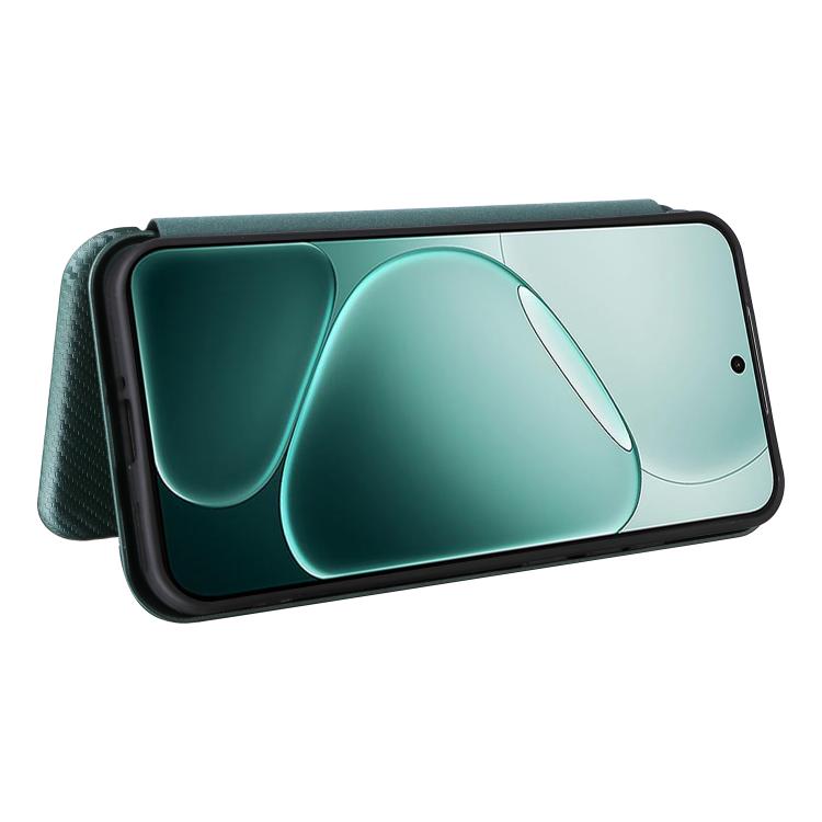 For OPPO A6 Pro 5G Global Carbon Fiber Texture Flip Leather Phone Case