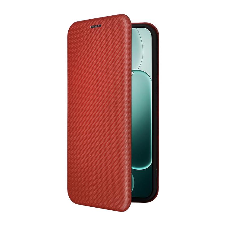 For OPPO A6 Pro 5G Global Carbon Fiber Texture Flip Leather Phone Case