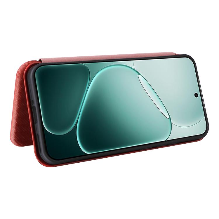 For OPPO A6 Pro 5G Global Carbon Fiber Texture Flip Leather Phone Case