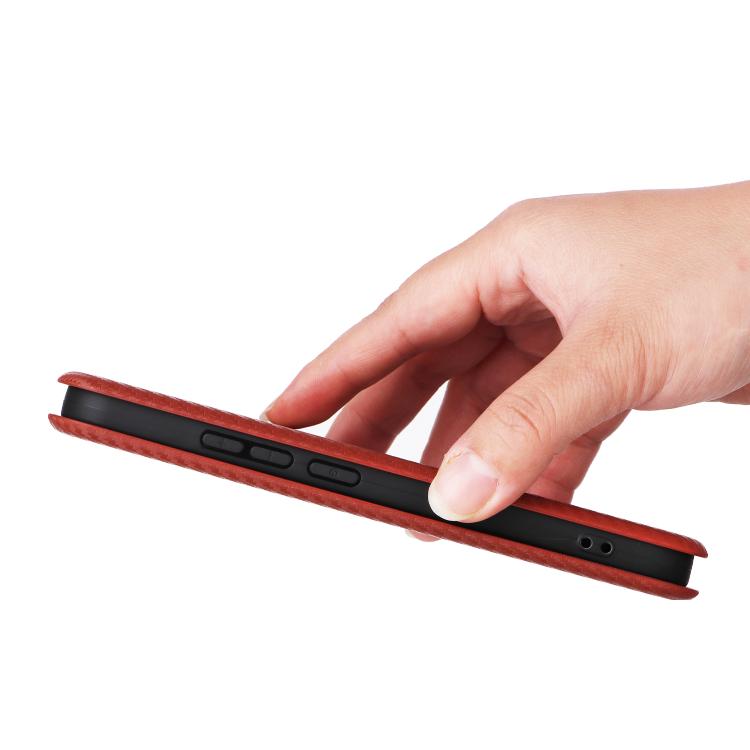 For OPPO A6 Pro 5G Global Carbon Fiber Texture Flip Leather Phone Case