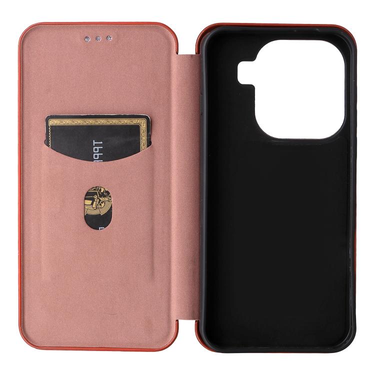 For OPPO Find X9 Pro Carbon Fiber Texture Flip Leather Phone Case