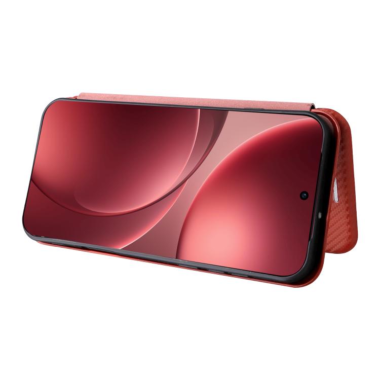 For OPPO Find X9 Pro Carbon Fiber Texture Flip Leather Phone Case